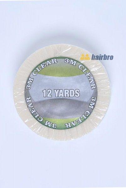 3M Clear 3/4" X 12 Yds White Double Side Hold Hair System Tape Roll Toupee Tape