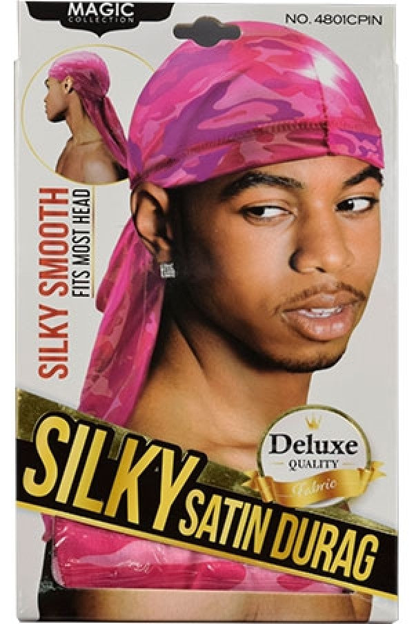 Magic Silky Satin Durag XL -CAMO #4801CPINE-DZ