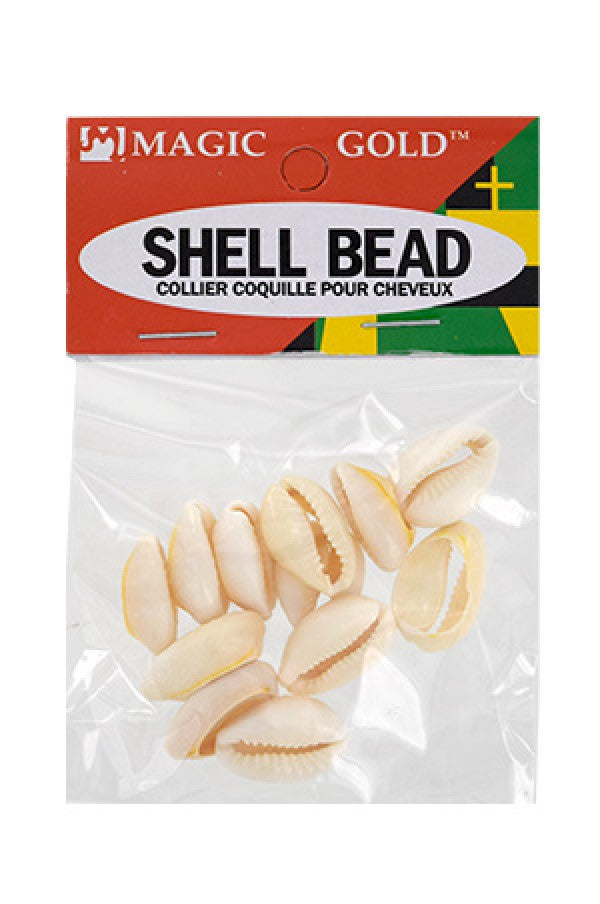 Magic Gold Shell Bead #7002 Ivory -dz