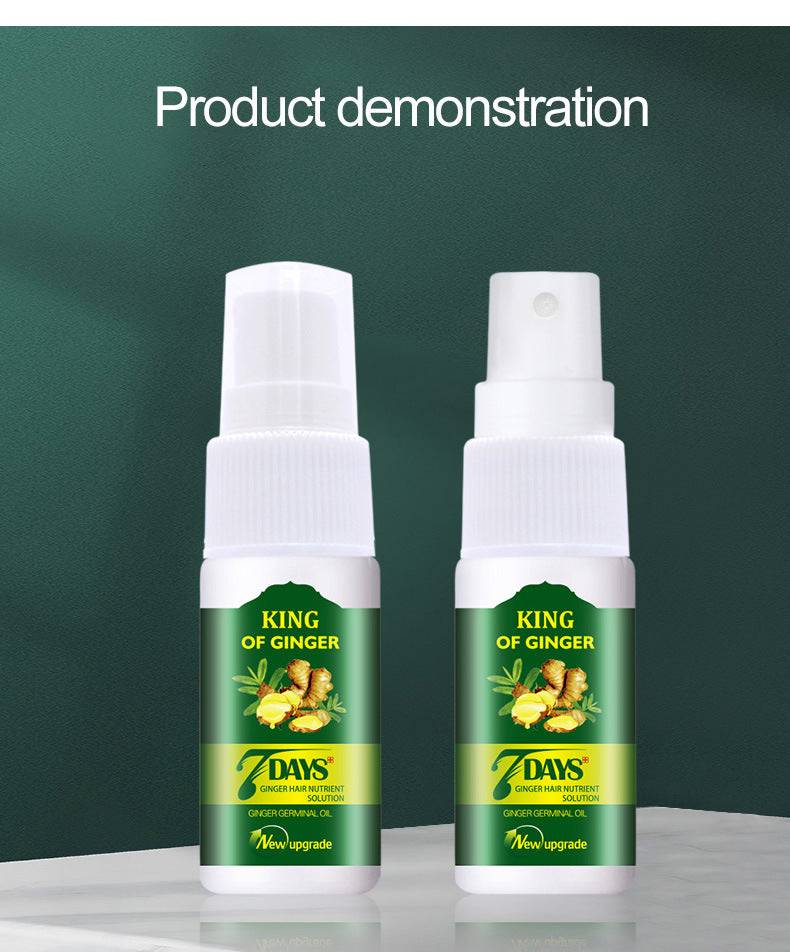 Ginger Germinal Hair Growth Serum Anti-Hair Loss Spray Repair Damaged Hair Treatment