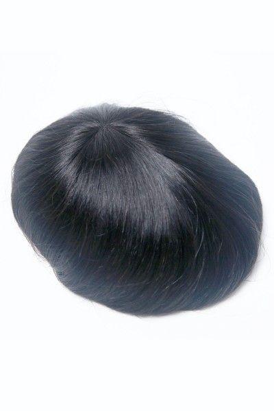 French Lace With PU Side and Back Hair Replacement System For Men