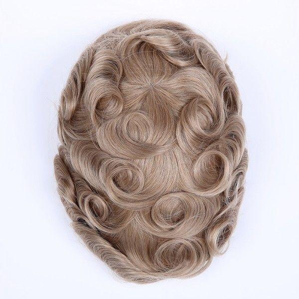 New Swiss Lace Base Hairpieces For Men With 90% Hair Density