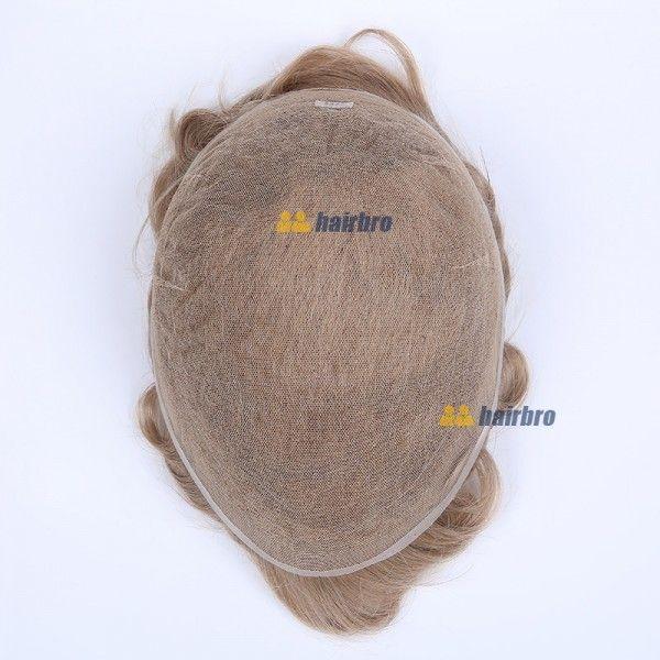 New Swiss Lace Base Hairpieces For Men With 90% Hair Density