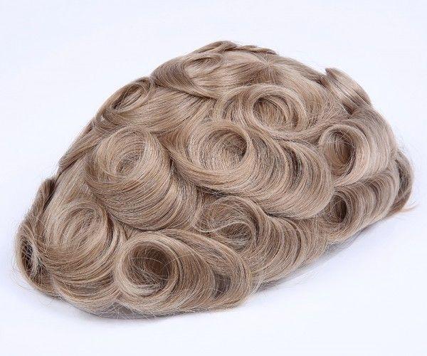 New Swiss Lace Base Hairpieces For Men With 90% Hair Density