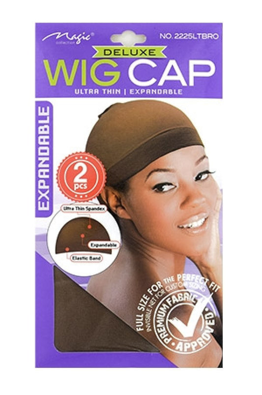 Magic Wig Cap #2225 Lt. Brown- dz