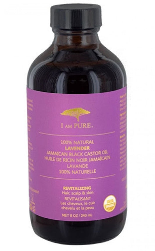 I Am Pure 100% Natural Jamaican Blk C. Oil-Lavender (8oz)