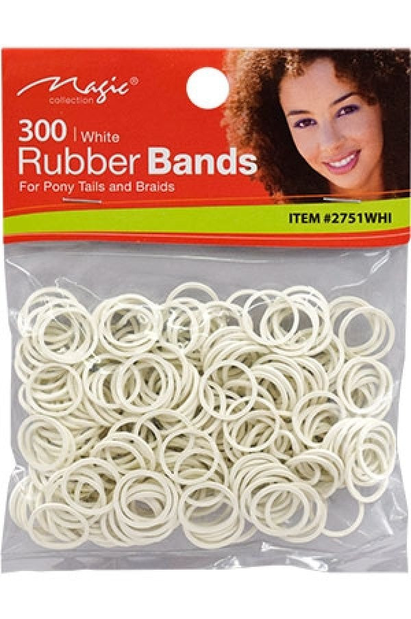 Magic Rubber Band -300 White#2751WHI  -dz