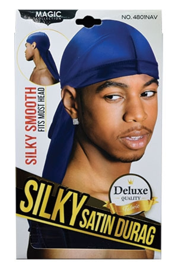 Magic Silky Satin Durag-Navy #4801NAV-dz