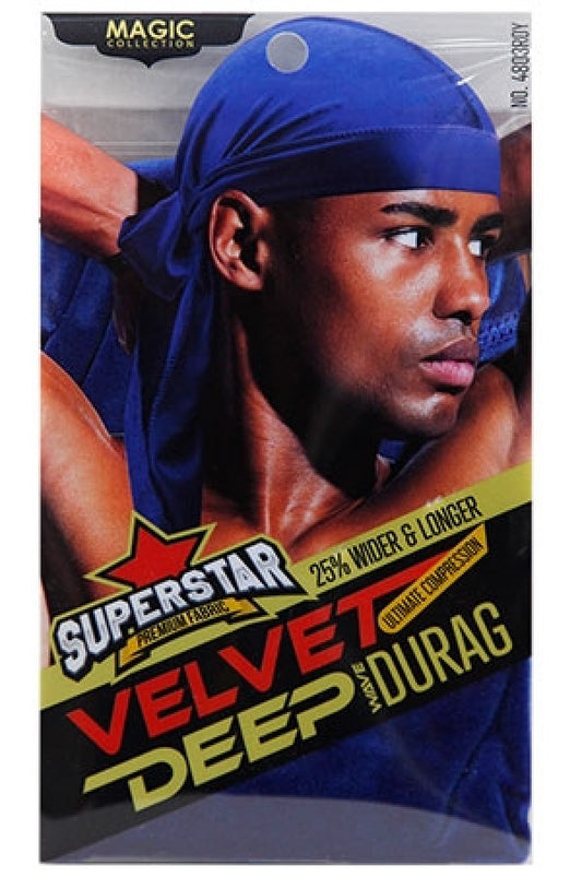 Magic Velvet DuRag #4803ROYAL-dz