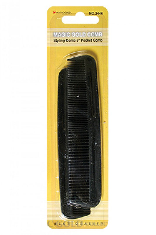 Magic Gold 5" Pocket Comb #2446 -dz