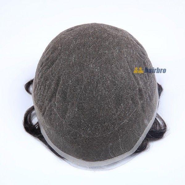 New Stock Full French Lace Human Hair Hair Replacement System For Man