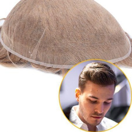 All Swiss Lace Hair Replacement System For Men