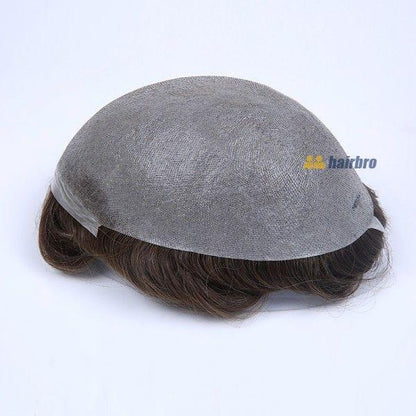0.08mm  Hair replacement Transparent Skin Hairpieces