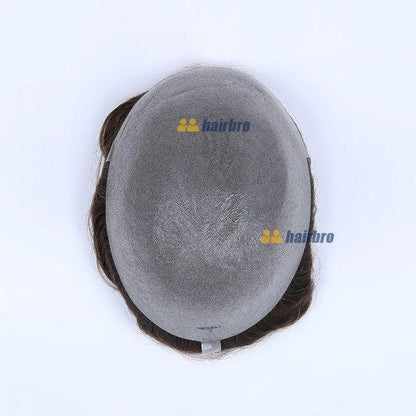 0.08mm  Hair replacement Transparent Skin Hairpieces