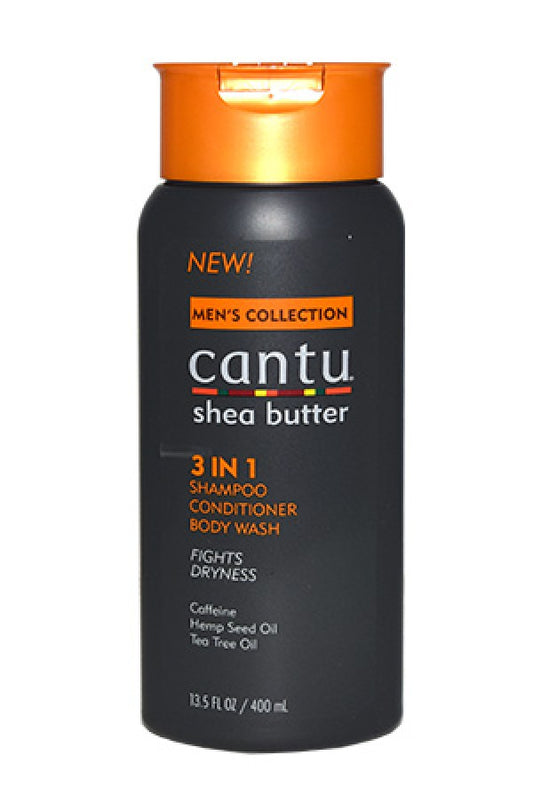 Cantu Men's Shea Butter 3in1Shampoo Conditioner Body