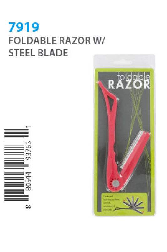 Foldable Razor w/ Steel Blade