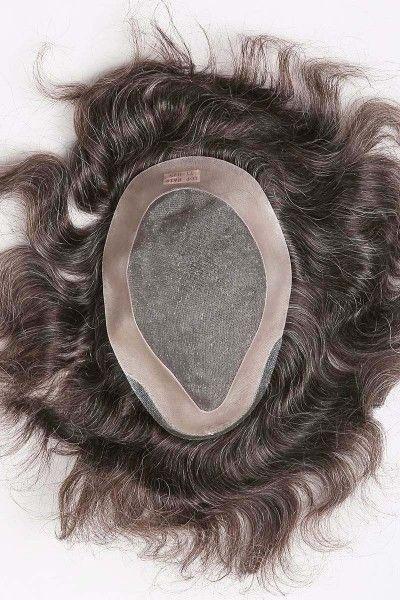 Super Fine Mono Center with Poly Perimeter Hair Replacement System